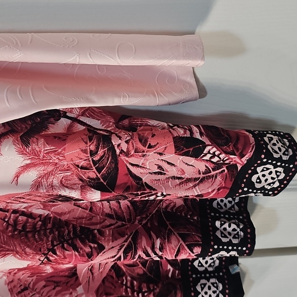 NWT JM Collection Petite Palm Tree Graphic Design Top 3/4 Sleeve PXL - Picture 6 of 11